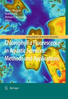 Couverture de l’ouvrage Chlorophyll a Fluorescence in Aquatic Sciences: Methods and Applications