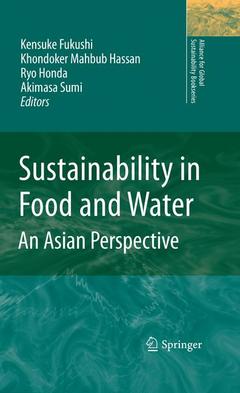 Couverture de l’ouvrage Sustainability in Food and Water