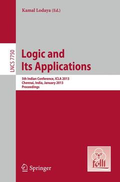 Couverture de l’ouvrage Logic and Its Applications