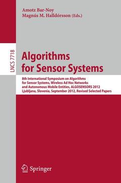 Cover of the book Algorithms for Sensor Systems