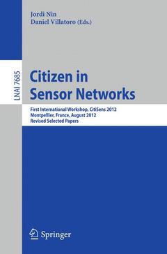 Couverture de l’ouvrage Citizen in Sensor Networks