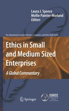 Couverture de l’ouvrage Ethics in Small and Medium Sized Enterprises