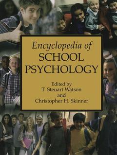 Couverture de l’ouvrage Encyclopedia of School Psychology