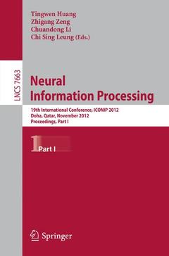 Couverture de l’ouvrage Neural Information Processing