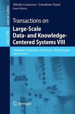 Couverture de l’ouvrage Transactions on Large-Scale Data- and Knowledge-Centered Systems VIII
