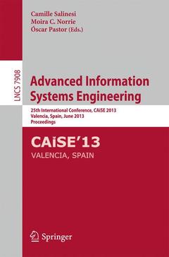 Couverture de l’ouvrage Advanced Information Systems Engineering