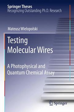 Couverture de l’ouvrage Testing Molecular Wires