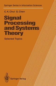 Couverture de l’ouvrage Signal Processing and Systems Theory