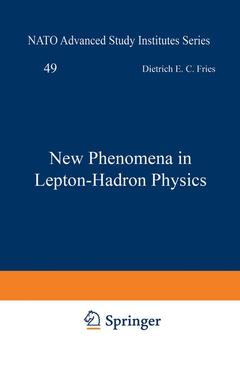 Couverture de l’ouvrage New Phenomena in Lepton-Hadron Physics