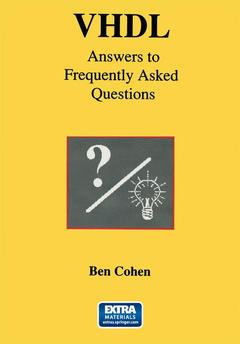 Couverture de l’ouvrage VHDL Answers to Frequently Asked Questions