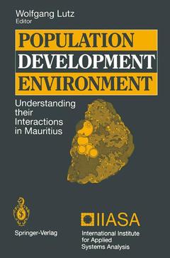 Cover of the book Population — Development — Environment
