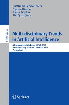 Couverture de l’ouvrage Multi-disciplinary Trends in Artificial Intelligence