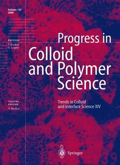 Couverture de l’ouvrage Trends in Colloid and Interface Science XIV