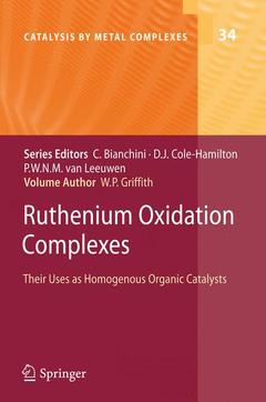 Couverture de l’ouvrage Ruthenium Oxidation Complexes