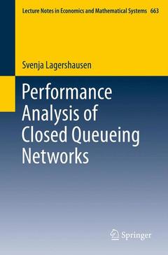 Couverture de l’ouvrage Performance Analysis of Closed Queueing Networks