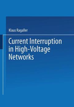 Couverture de l’ouvrage Current Interruption in High-Voltage Networks