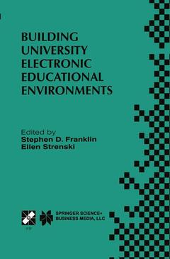 Cover of the book Building University Electronic Educational Environments