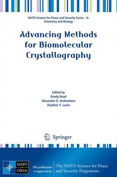 Couverture de l’ouvrage Advancing Methods for Biomolecular Crystallography