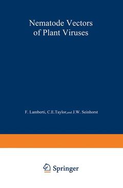 Couverture de l’ouvrage Nematode Vectors of Plant Viruses