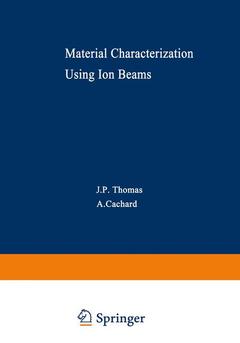 Couverture de l’ouvrage Material Characterization Using Ion Beams