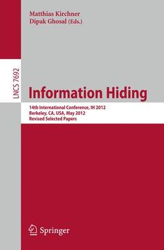 Cover of the book Information Hiding