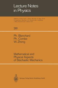 Couverture de l’ouvrage Mathematical and Physical Aspects of Stochastic Mechanics