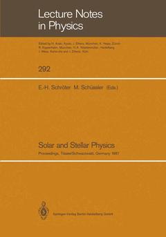 Couverture de l’ouvrage Solar and Stellar Physics