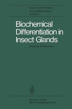 Couverture de l’ouvrage Biochemical Differentiation in Insect Glands