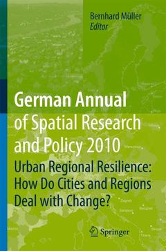 Couverture de l’ouvrage German Annual of Spatial Research and Policy 2010