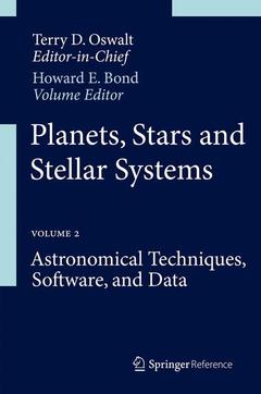 Couverture de l’ouvrage Planets, Stars and Stellar Systems