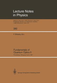 Couverture de l’ouvrage Fundamentals of Quantum Optics II