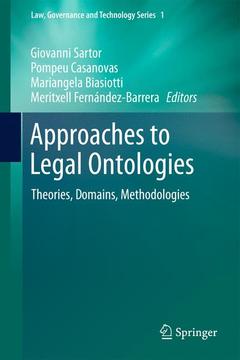 Couverture de l’ouvrage Approaches to Legal Ontologies