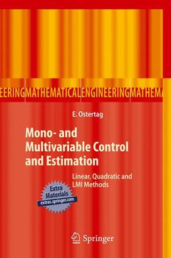 Couverture de l’ouvrage Mono- and Multivariable Control and Estimation