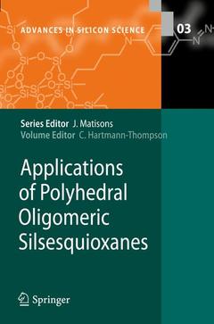 Couverture de l’ouvrage Applications of Polyhedral Oligomeric Silsesquioxanes