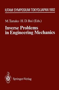 Couverture de l’ouvrage Inverse Problems in Engineering Mechanics