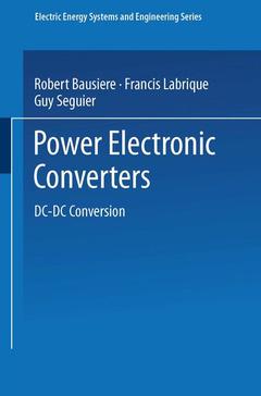 Couverture de l’ouvrage Power Electronic Converters
