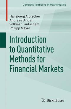 Cover of the book Introduction to Quantitative Methods for Financial Markets