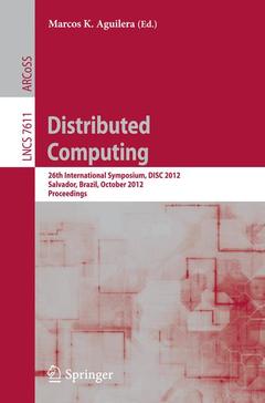 Couverture de l’ouvrage Distributed Computing