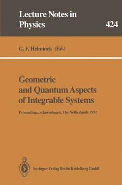 Couverture de l’ouvrage Geometric and Quantum Aspects of Integrable Systems