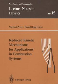 Couverture de l’ouvrage Reduced Kinetic Mechanisms for Applications in Combustion Systems