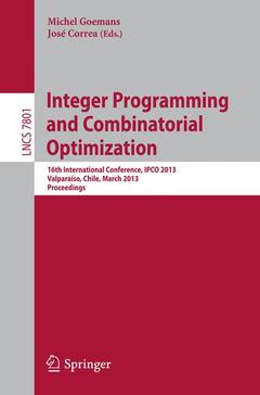 Couverture de l’ouvrage Integer Programming and Combinatorial Optimization