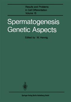Cover of the book Spermatogenesis Genetic Aspects