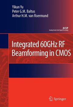 Couverture de l’ouvrage Integrated 60GHz RF Beamforming in CMOS
