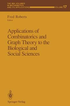 Couverture de l’ouvrage Applications of Combinatorics and Graph Theory to the Biological and Social Sciences