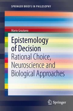 Couverture de l’ouvrage Epistemology of Decision