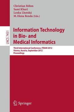 Couverture de l’ouvrage Information Technology in Bio- and Medical Informatics