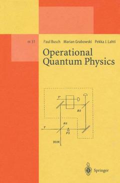 Cover of the book Operational Quantum Physics