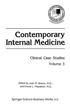 Couverture de l’ouvrage Contemporary Internal Medicine