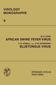Couverture de l’ouvrage African Swine Fever Virus