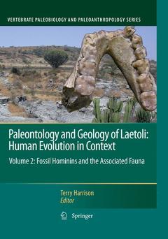 Couverture de l’ouvrage Paleontology and Geology of Laetoli: Human Evolution in Context